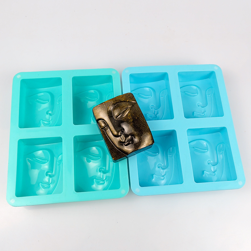 シリコン仏ポートレート石鹸型,人間の顔の手工芸品,ワックス型 - Soap Making Kit For Beginners のレビューと価格